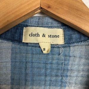 cloth & stone Dresses - Cloth & Stone blue checked plaid sleeveless dress cloth & stone Dresses - Cloth & Stone blue checked plaid sleeveless dress